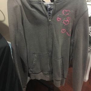 Victoria’s Secret pink zip up hoodie
